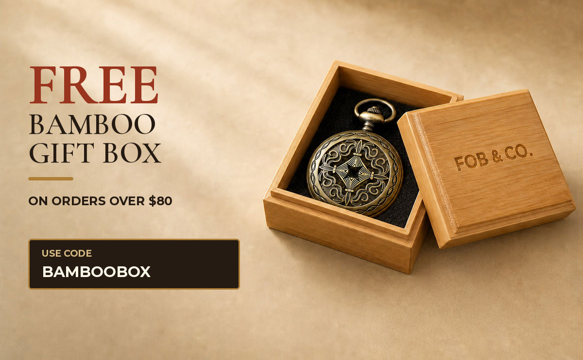 Free bamboo gift box on orders over $80 with code BAMBOOBOX