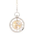 Silver See-through Pocket Watch