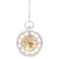 Silver See-through Pocket Watch