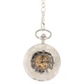 Roman Numeral Half Hunter See-through Pocket Watch
