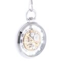 Silver See-through Pocket Watch