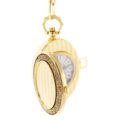 Gold Oval Hunter Pocket Watch
