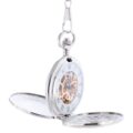 Roman Numeral Half Hunter See-through Pocket Watch