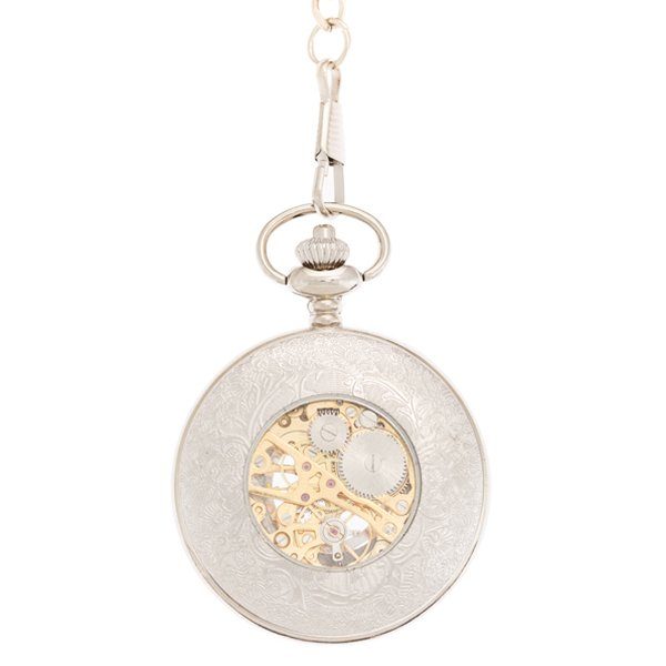 Back-43 Silver Ringlet Half Hunter Pocket Watch
