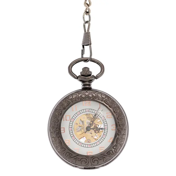 Dark Ring Random Half Hunter Pocket Watch