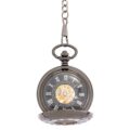 Dark Metal Swirl Half Hunter Pocket Watch