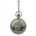 Silver Vintage Car Hunter Fob Watch