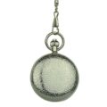 Silver Vintage Car Hunter Fob Watch