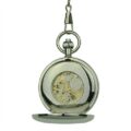 Silver Victorian Sphere Double Hunter Fob Watch