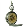 Silver Victorian Sphere Double Hunter Fob Watch
