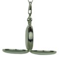 Silver Victorian Sphere Double Hunter Fob Watch