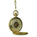 Golden Double Hunter Fob Watch