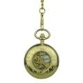 Gold Steampunk Half Hunter Pocket Watch