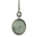 Silver Victorian Open Face Pocket Watch