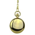 Polished Gold Roman Numeral Half Hunter Fob Watch