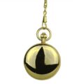 Polished Gold Roman Numeral Half Hunter Fob Watch