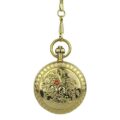 Gold Engraved Fleurs Pocket Watch