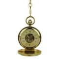 Gold Engraved Fleurs Pocket Watch