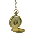 Gold Engraved Fleurs Pocket Watch