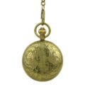 Gold Flower Hunter Pocket Watch