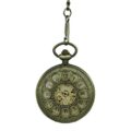 Brass Dial Half Hunter Fob Watch