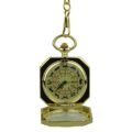 Gold Chinese Zodiac Hunter Fob Watch