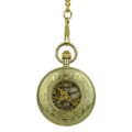 Gold Rope Hunter Pocket Watch