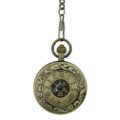 Golden Roman Numerals Half Hunter Fob Watch