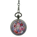 Ceramic Rose Garden Hunter Pocket Watch