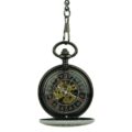 Ceramic Rose Garden Hunter Pocket Watch