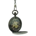 Ceramic Rose Garden Hunter Pocket Watch