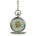 Silver Spheres Hunter Fob Watch