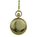 Gold Rope and Rose Hunter Pocket Watch