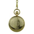Gold Rope and Rose Hunter Pocket Watch
