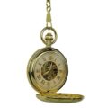 Gold Vintage Car Hunter Fob Watch