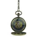 Golden Flower Hunter Pocket Watch