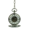 Silver Dragon Hunter Fob Watch