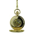 Golden Double Hunter Fob Watch