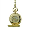 Golden Double Hunter Fob Watch