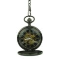 Polished Black Hunter Fob Watch