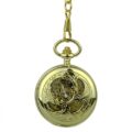 Gold Victorian Flourish Half Hunter Pocket Watch