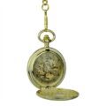 Gold Victorian Flourish Half Hunter Pocket Watch