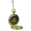 Gold Rope Hunter Pocket Watch