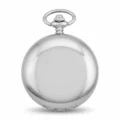 Polished Silver Full Hunter Pocket Watch pocket watch