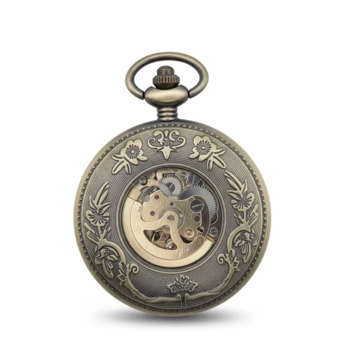 Brass Flamingo Pocket Watch - Image 4