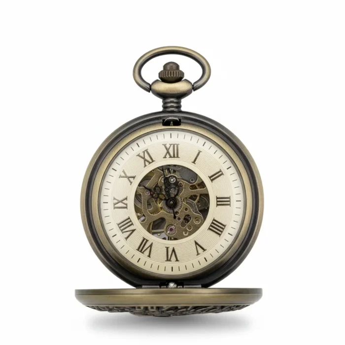 Brass Flamingo Pocket Watch - Image 2