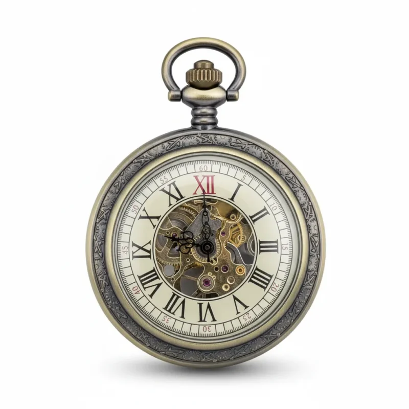 Brass Ringed Pocket Watch