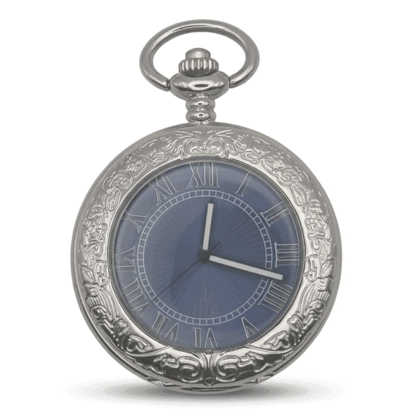 Black Faced Half Hunter Pocket Watch pocket watch