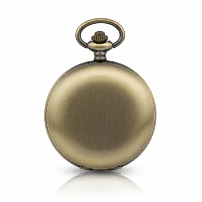 Brass Hunter Pocket Watch