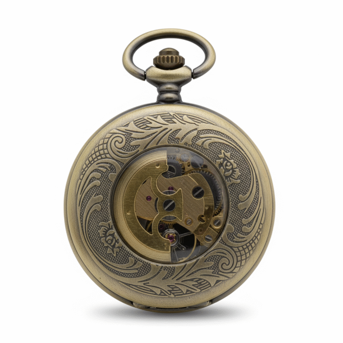 Brass Hunter Pocket Watch - Image 4